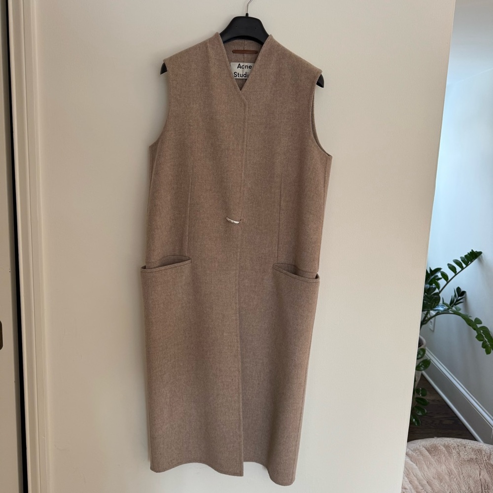 ACNE STUDIOS Long Vest / Sleeveless Coat